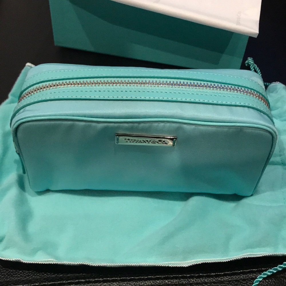 NWT: Tiffany & Co. Small Nylon Cosmetic Bag